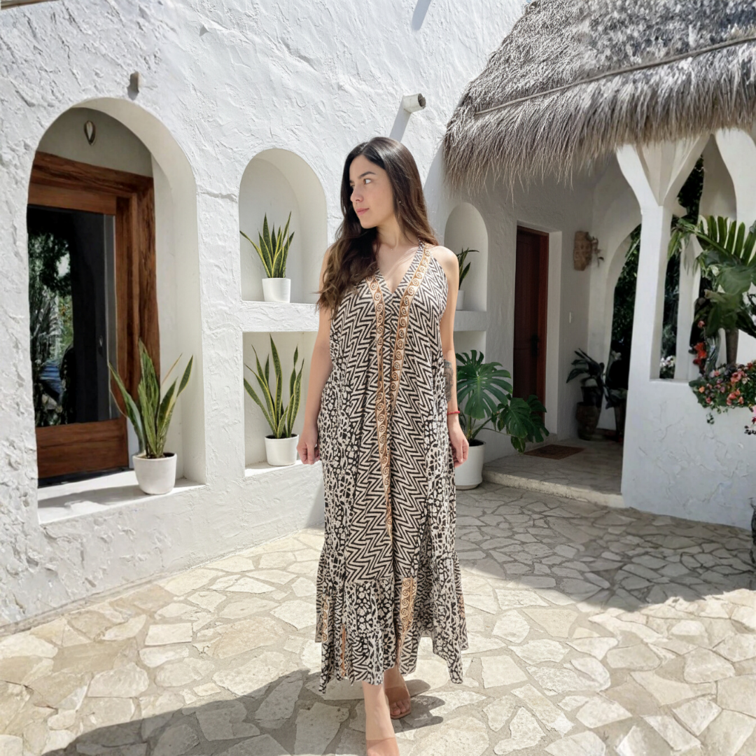 Maxi vestido sari